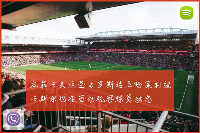 本菲卡关注圣吉罗斯边卫哈莱利纽卡斯尔也在密切观察球员动态